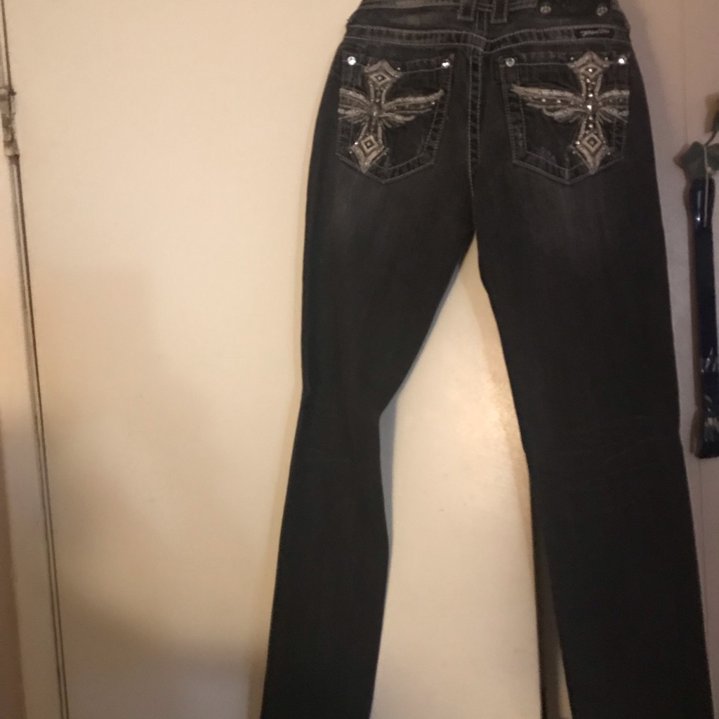 Miss Me Black Denim Jeans Size 28